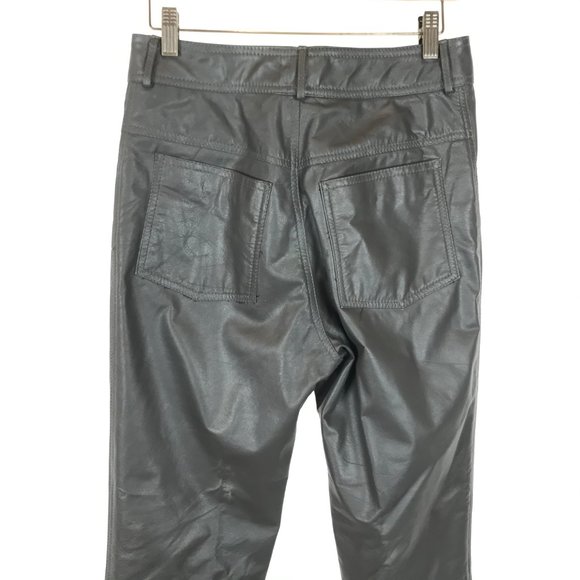 Tannery Vintage Faux Leather High Waisted Pants - Picture 3 of 5